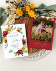 RUBY Rustic Sunflower Save the Date Template