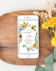 IVY Sunflower Save the Date Evite