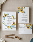 IVY Rustic Wedding Invitation Suite Template
