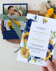 IVY Floral Wedding Invitation Suite Template
