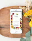 RUBY Fall Wedding Invitation Digital Cards