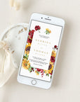 RUBY Fall Wedding Invitation Digital Cards