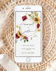 RUBY Rustic Save the Date Electronic Invitation