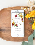 RUBY Rustic Save the Date Electronic Invitation