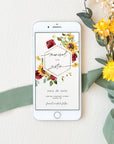 RUBY Rustic Save the Date Electronic Invitation