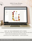 RUBY Rustic Sunflowers Wedding Invitation Set with Rsvp