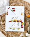 RUBY Floral Wedding Invitation Suite Template