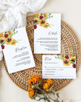 RUBY Floral Wedding Invitation Suite Template