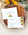 RUBY Sunflower Wedding Invitation Template Suite