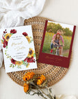 RUBY Floral Save the Date Template with Sunflowers
