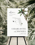 KONA Printable Welcome to Our Wedding Sign Tropical Theme
