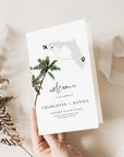 KONA Tropical Wedding Program Template