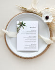 KONA Tropical Menu Cards Template