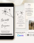 GIGLIOLA Wedding Invitation Video Template - White