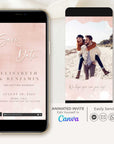 ANITA Save the Date Video Template - Rose Gold