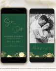 ANITA Save the Date Video Template - Emeral Green