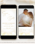 ANITA Save the Date Video Template - White & Gold