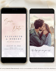 ANITA Save the Date Video Template - Blush & Lilac