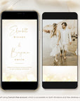 ANITA Wedding Invitation Video Template - White & Gold