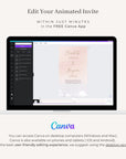 ANITA Wedding Invitation Video Template - Blush & Lilac