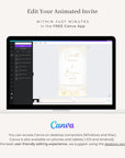 ANITA Wedding Invitation Video Template - White & Gold