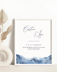 YLENIA Ocean Wedding Small Sign Printable
