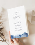 YLENIA Ocean Wedding Program Template