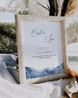 YLENIA Ocean Wedding Small Sign Printable