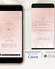 ANITA Wedding Invitation Video Template - Rose Gold