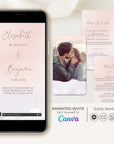 ANITA Wedding Invitation Video Template - Blush & Lilac