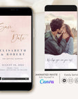 ANITA Save the Date Video Template - Blush & Lilac