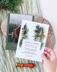GAIA Forest Wedding Invitation Template