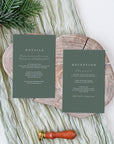 GAIA Forest Wedding Invitation Template Set