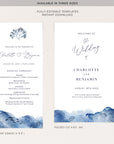 YLENIA Ocean Wedding Program Template
