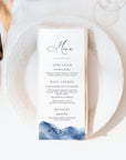YLENIA Ocean Wedding Menu Template