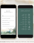 ARNA Digital Marriage Invitation Card with Mountains