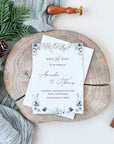 BIANCA Printable Save the Date Winter Theme