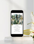 GAIA Digital Save the Date Forest Theme