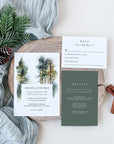 GAIA Forest Wedding Invitation Template Set