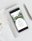 ARNA Digital Marriage Invitation Card with Mountains