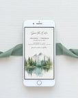 ARNA Electronic Save the Date Mountain Themed
