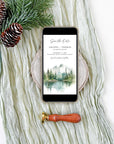 ARNA Electronic Save the Date Mountain Themed
