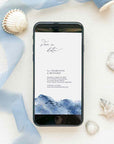 YLENIA Digital Save the Date Ocean Theme