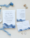 YLENIA Ocean Wedding Invitation Bundle Template