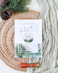 ARNA Mountain Wedding Invitation Template Suite