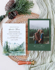 ARNA Woodland Wedding Invitation Card Template