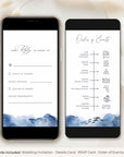 YLENIA Ocean Wedding Invitation Digital Template