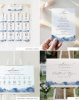 YLENIA Ocean Wedding Invitation Bundle Template