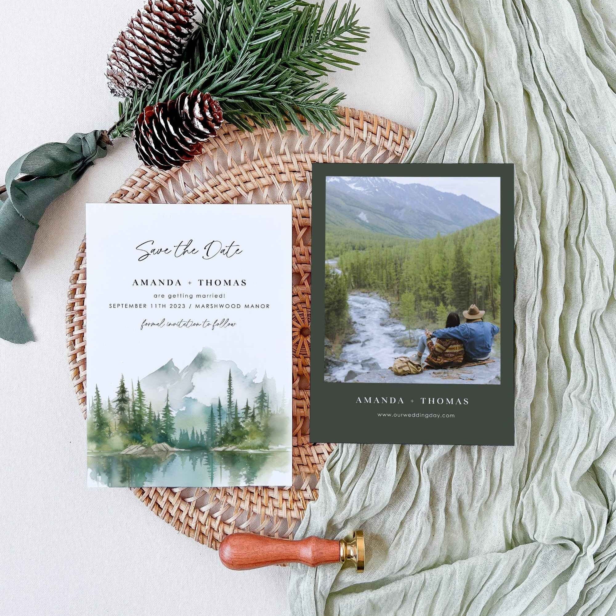 ARNA Mountain Save the Date Template