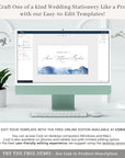 YLENIA Ocean Theme Place Card Template